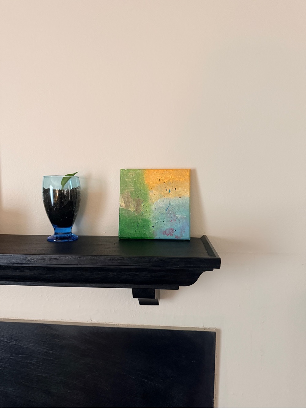Handcrafted Acrylic Abstract Colorfield Canvas Wall Art